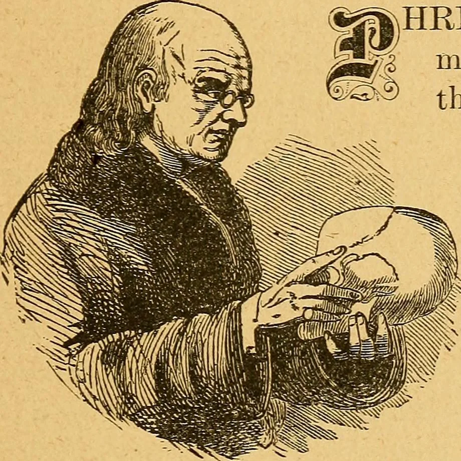 An illustration from How to read character : a new illustrated hand-book of phrenology and physiognomy, for students and examiners : with a descriptive chart, 1890, leaf 14