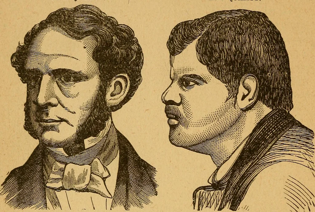 An illustration from How to read character : a new illustrated hand-book of phrenology and physiognomy, for students and examiners : with a descriptive chart, 1890, leaf 29