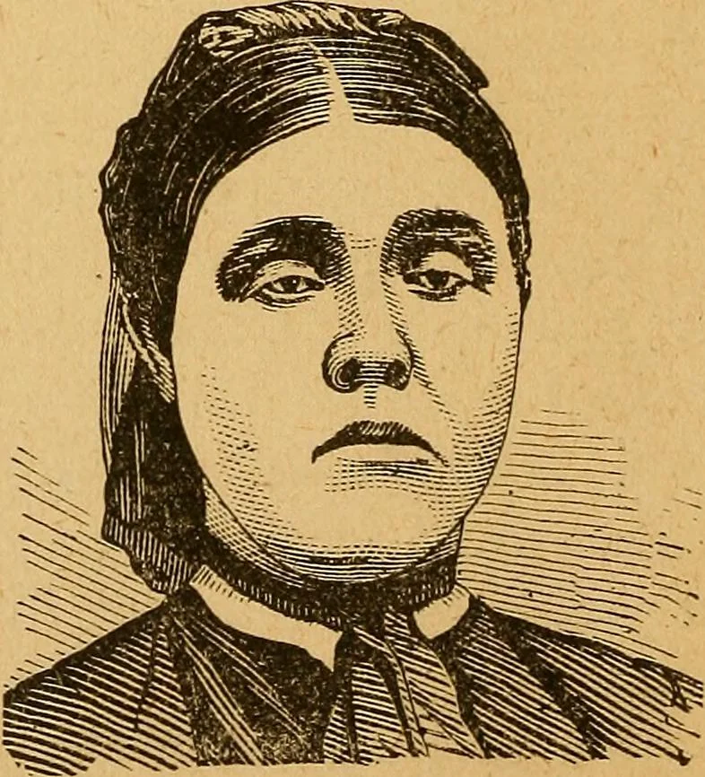An illustration from How to read character : a new illustrated hand-book of phrenology and physiognomy, for students and examiners : with a descriptive chart, 1890, leaf 35