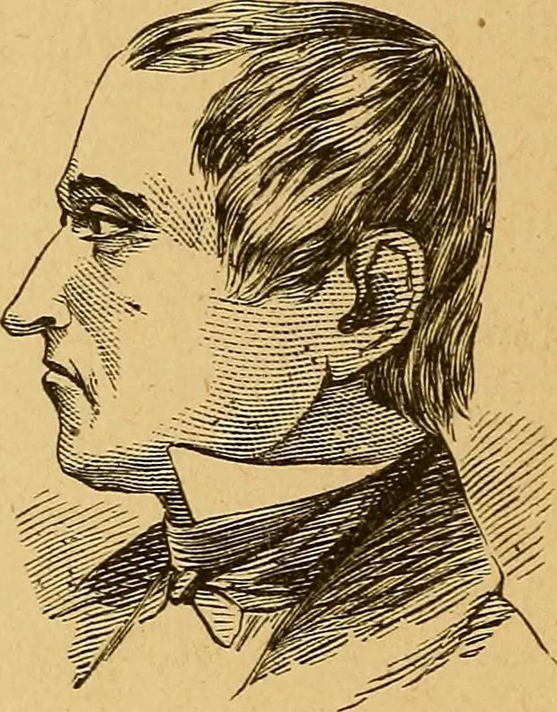 An illustration from How to read character : a new illustrated hand-book of phrenology and physiognomy, for students and examiners : with a descriptive chart, 1890, leaf 47