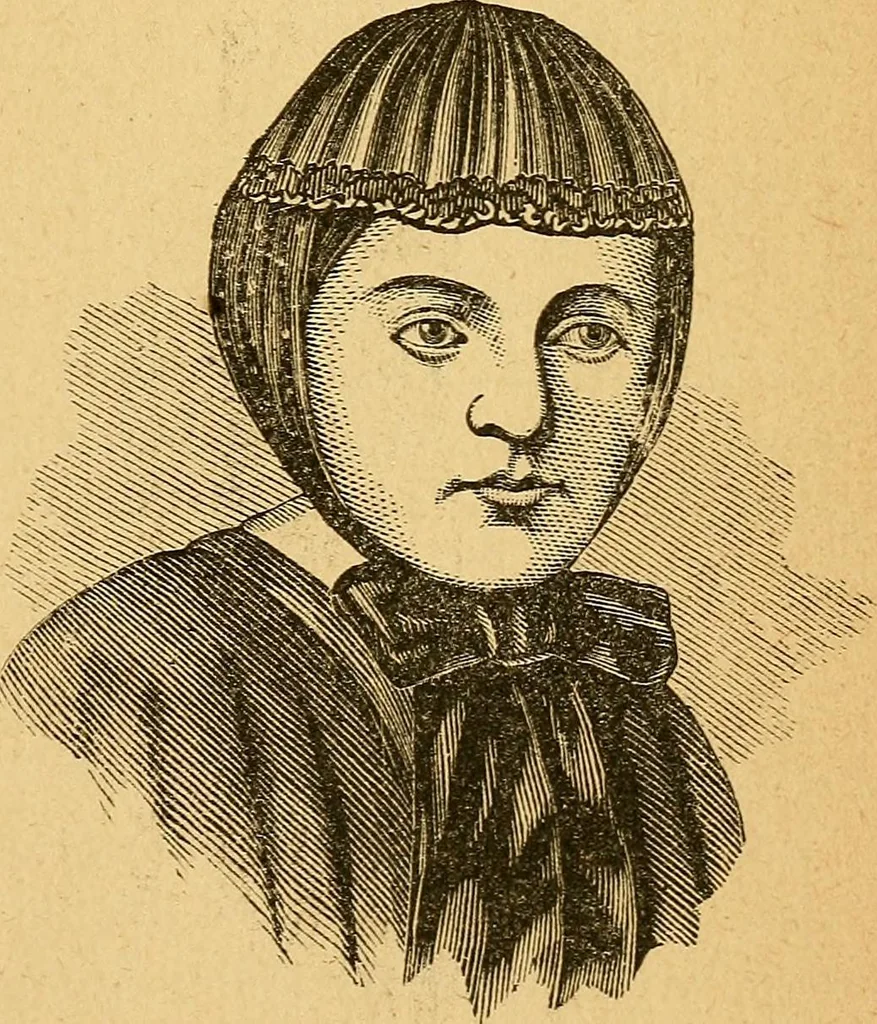 An illustration from How to read character : a new illustrated hand-book of phrenology and physiognomy, for students and examiners : with a descriptive chart, 1890, leaf 68