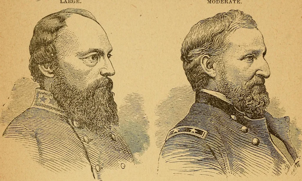 An illustration from How to read character : a new illustrated hand-book of phrenology and physiognomy, for students and examiners : with a descriptive chart, 1890, leaf 75