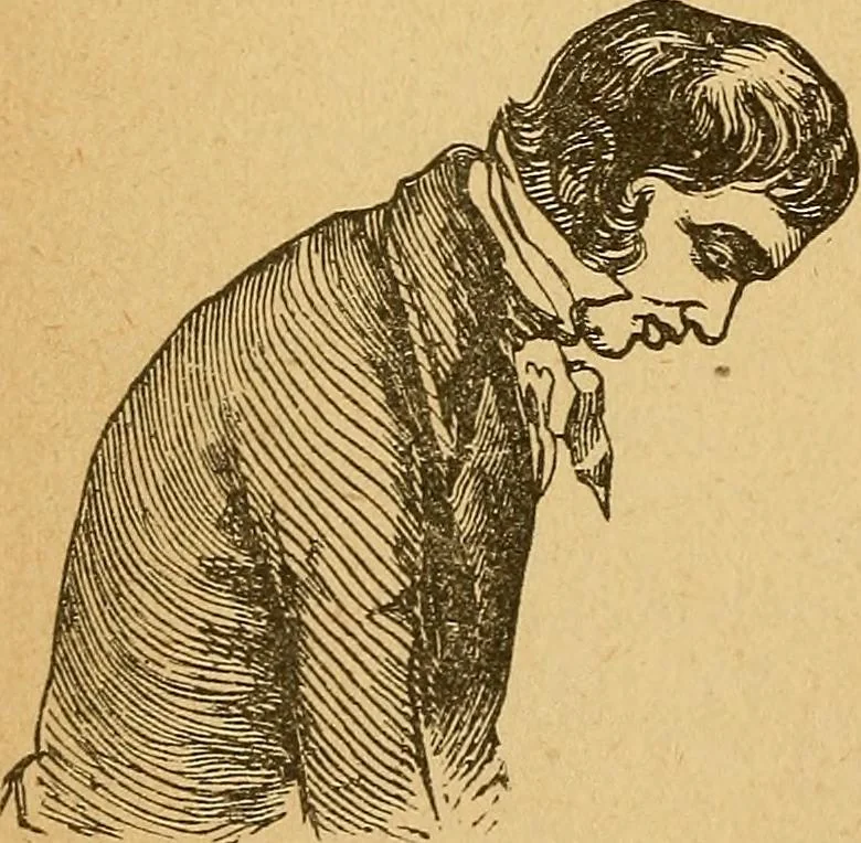 An illustration from How to read character : a new illustrated hand-book of phrenology and physiognomy, for students and examiners : with a descriptive chart, 1890, leaf 75