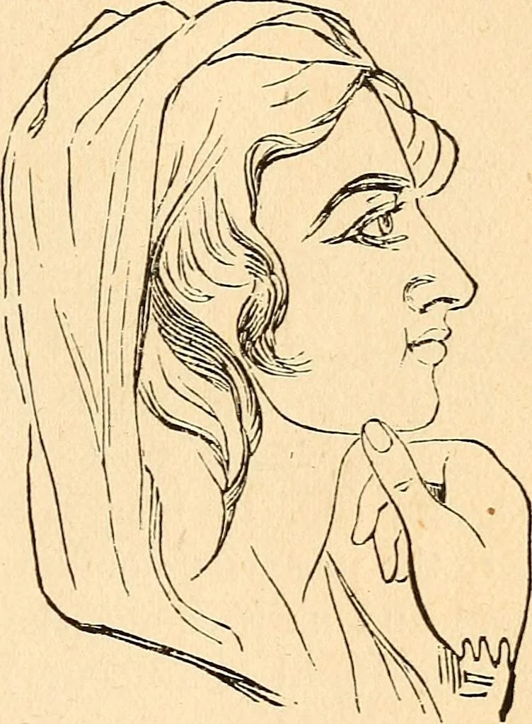 An illustration from How to read character : a new illustrated hand-book of phrenology and physiognomy, for students and examiners; with a descriptive chart, 1891, leaf 128
