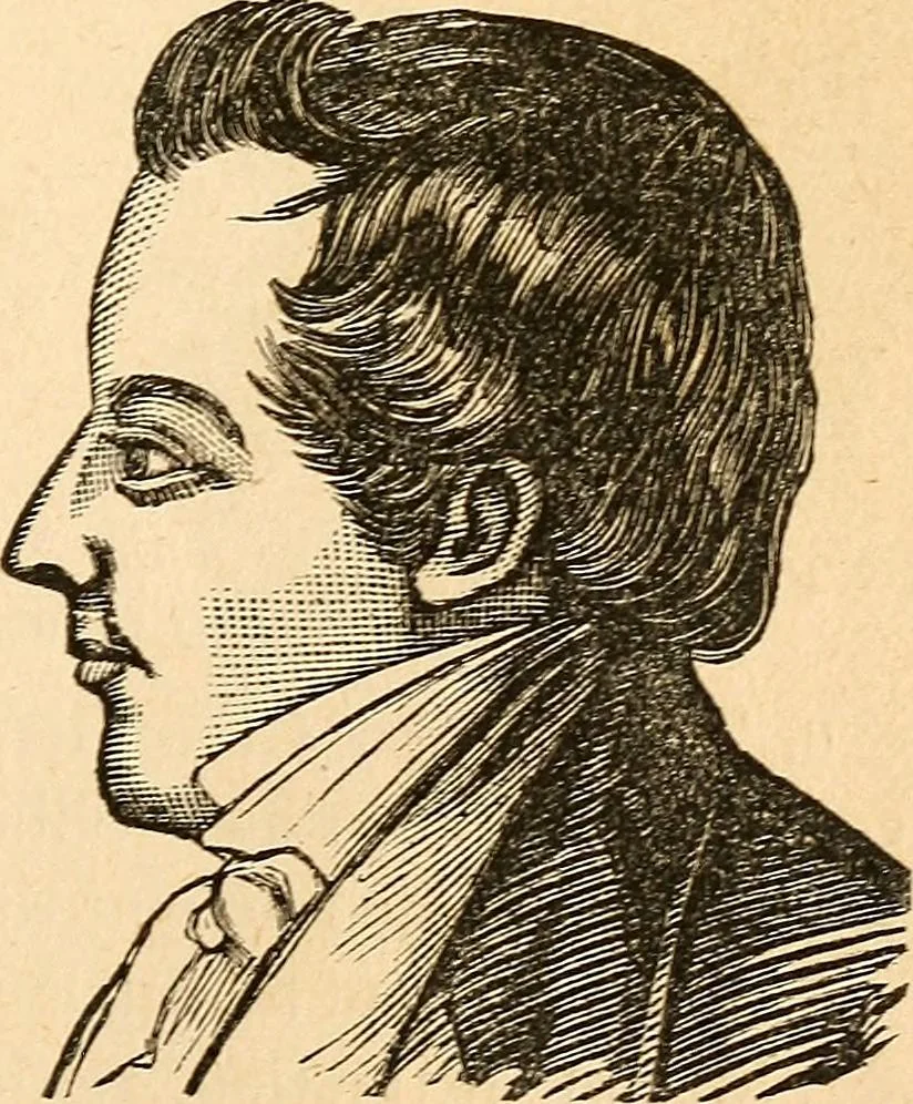 An illustration from How to read character : a new illustrated hand-book of phrenology and physiognomy, for students and examiners; with a descriptive chart, 1891, leaf 36