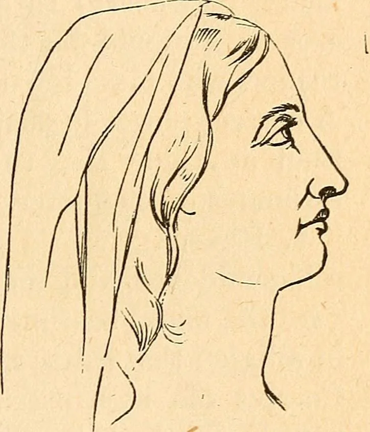 An illustration from How to read character : a new illustrated hand-book of phrenology and physiognomy, for students and examiners; with a descriptive chart, 1891, leaf 76