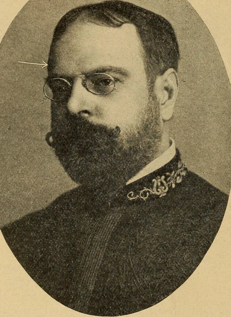 An illustration from How to read the human head and face, 1903, leaf 77