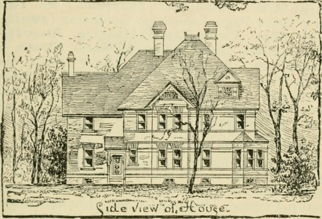 An illustration from How to select a plan and how to build a house by R.W. Shoppell., 1887, leaf 10