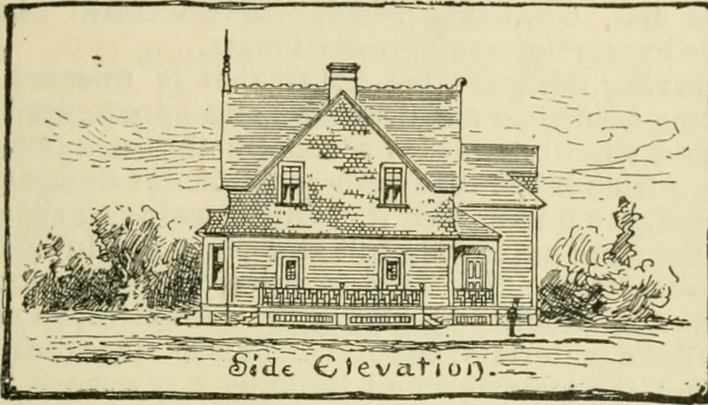 An illustration from How to select a plan and how to build a house by R.W. Shoppell., 1887, leaf 12