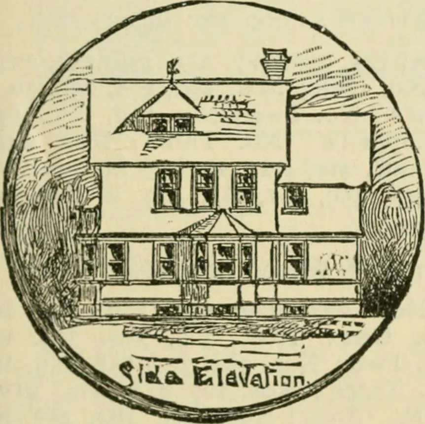 An illustration from How to select a plan and how to build a house by R.W. Shoppell., 1887, leaf 8