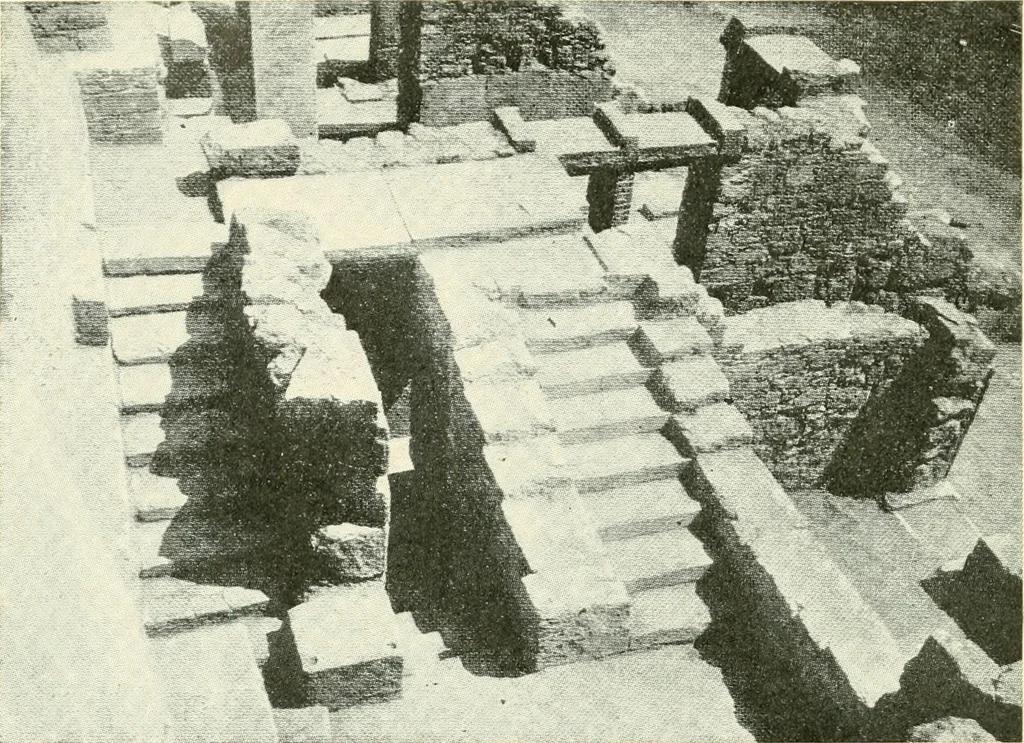 An illustration from How to study architecture; by Charles H. Caffin ... an attempt to trace the evolution of architecture as the product and expression of successive phases of civilisation, 1917, leaf 125