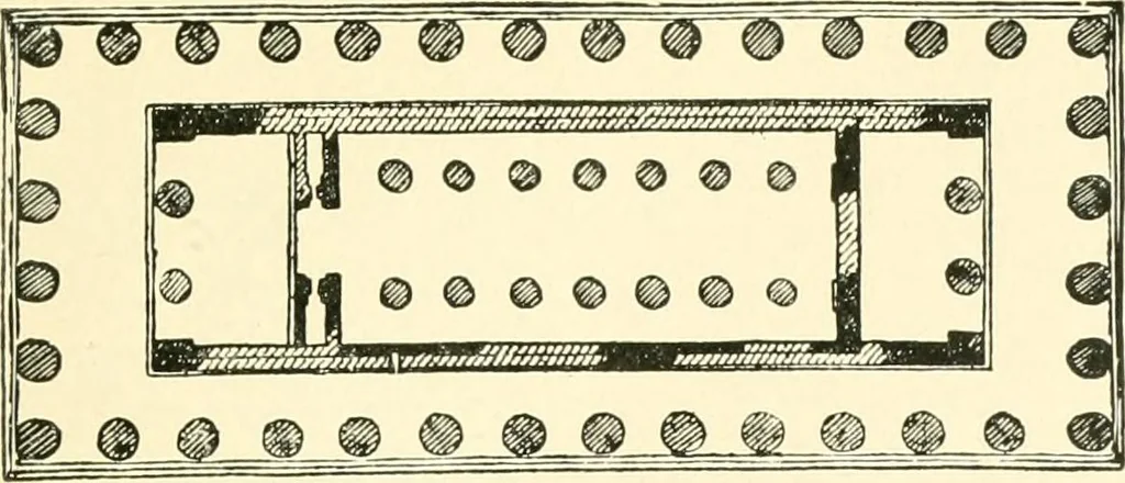 An illustration from How to study architecture; by Charles H. Caffin ... an attempt to trace the evolution of architecture as the product and expression of successive phases of civilisation, 1917, leaf 148