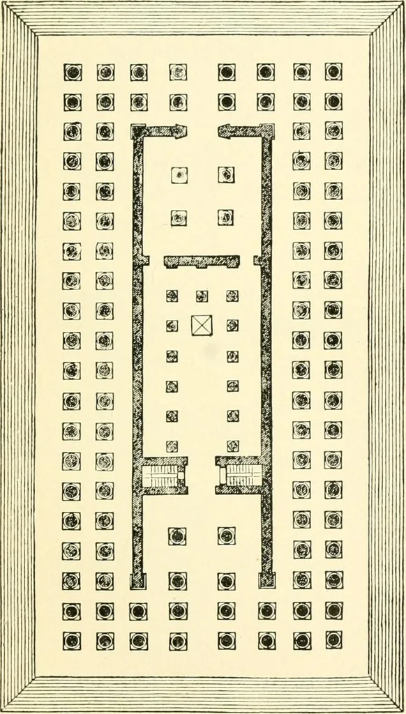 An illustration from How to study architecture; by Charles H. Caffin ... an attempt to trace the evolution of architecture as the product and expression of successive phases of civilisation, 1917, leaf 148