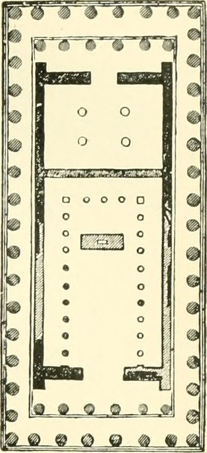 An illustration from How to study architecture; by Charles H. Caffin ... an attempt to trace the evolution of architecture as the product and expression of successive phases of civilisation, 1917, leaf 148