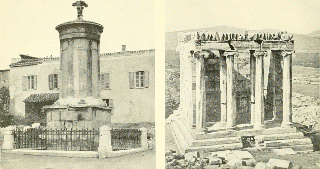 An illustration from How to study architecture; by Charles H. Caffin ... an attempt to trace the evolution of architecture as the product and expression of successive phases of civilisation, 1917, leaf 153