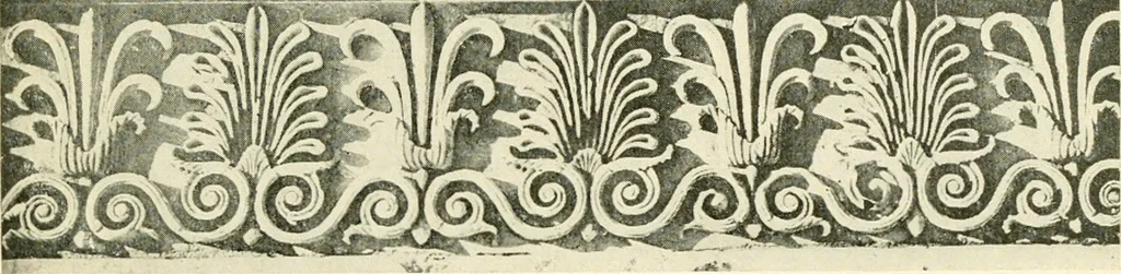 An illustration from How to study architecture; by Charles H. Caffin ... an attempt to trace the evolution of architecture as the product and expression of successive phases of civilisation, 1917, leaf 154