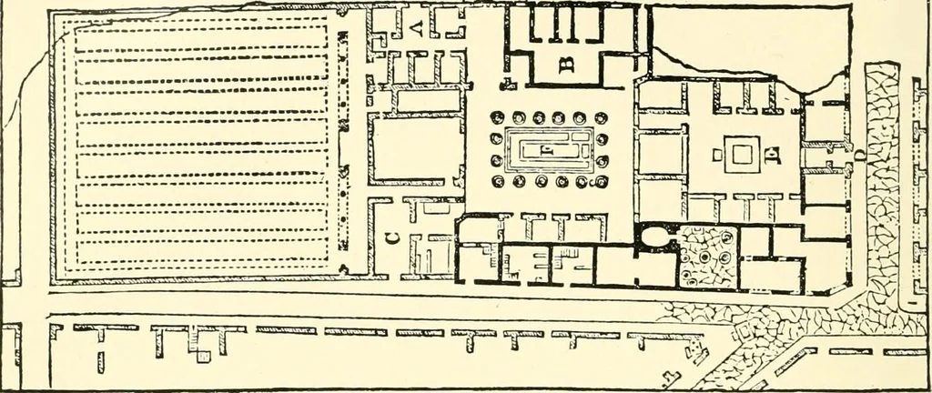 An illustration from How to study architecture; by Charles H. Caffin ... an attempt to trace the evolution of architecture as the product and expression of successive phases of civilisation, 1917, leaf 155