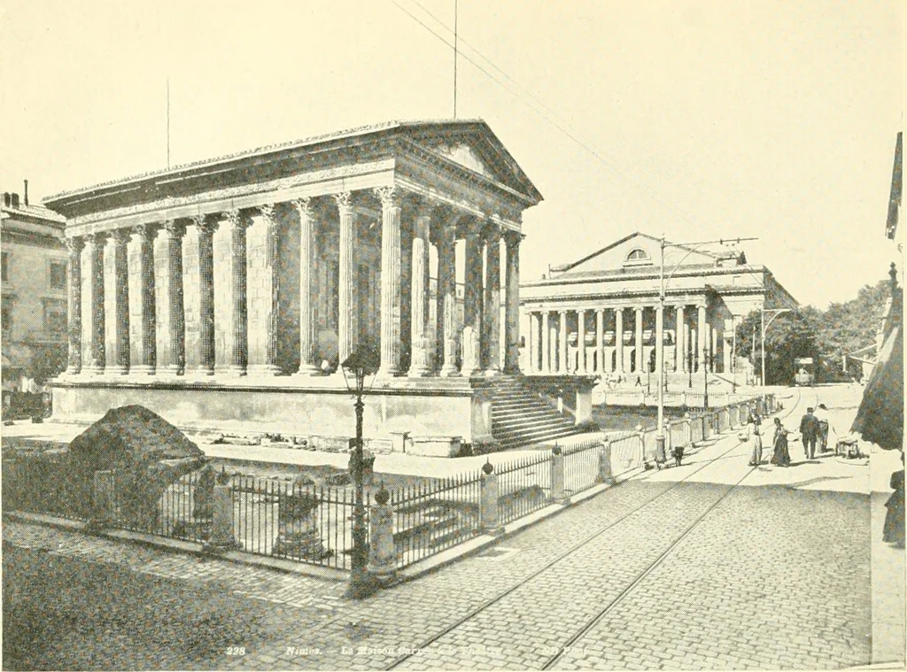 An illustration from How to study architecture; by Charles H. Caffin ... an attempt to trace the evolution of architecture as the product and expression of successive phases of civilisation, 1917, leaf 203