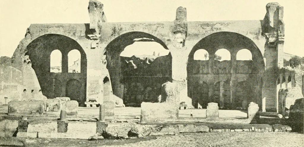 An illustration from How to study architecture; by Charles H. Caffin ... an attempt to trace the evolution of architecture as the product and expression of successive phases of civilisation, 1917, leaf 206