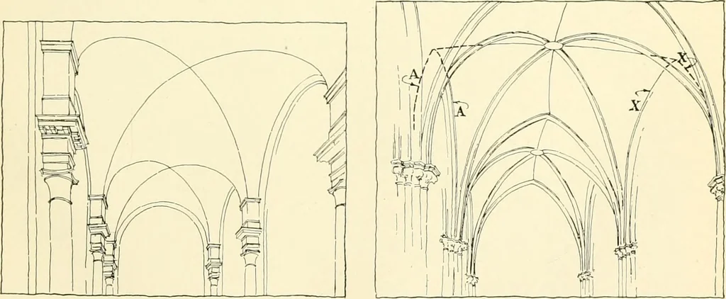 An illustration from How to study architecture; by Charles H. Caffin ... an attempt to trace the evolution of architecture as the product and expression of successive phases of civilisation, 1917, leaf 206