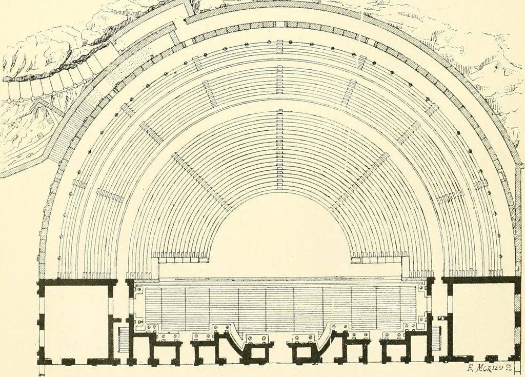 An illustration from How to study architecture; by Charles H. Caffin ... an attempt to trace the evolution of architecture as the product and expression of successive phases of civilisation, 1917, leaf 207