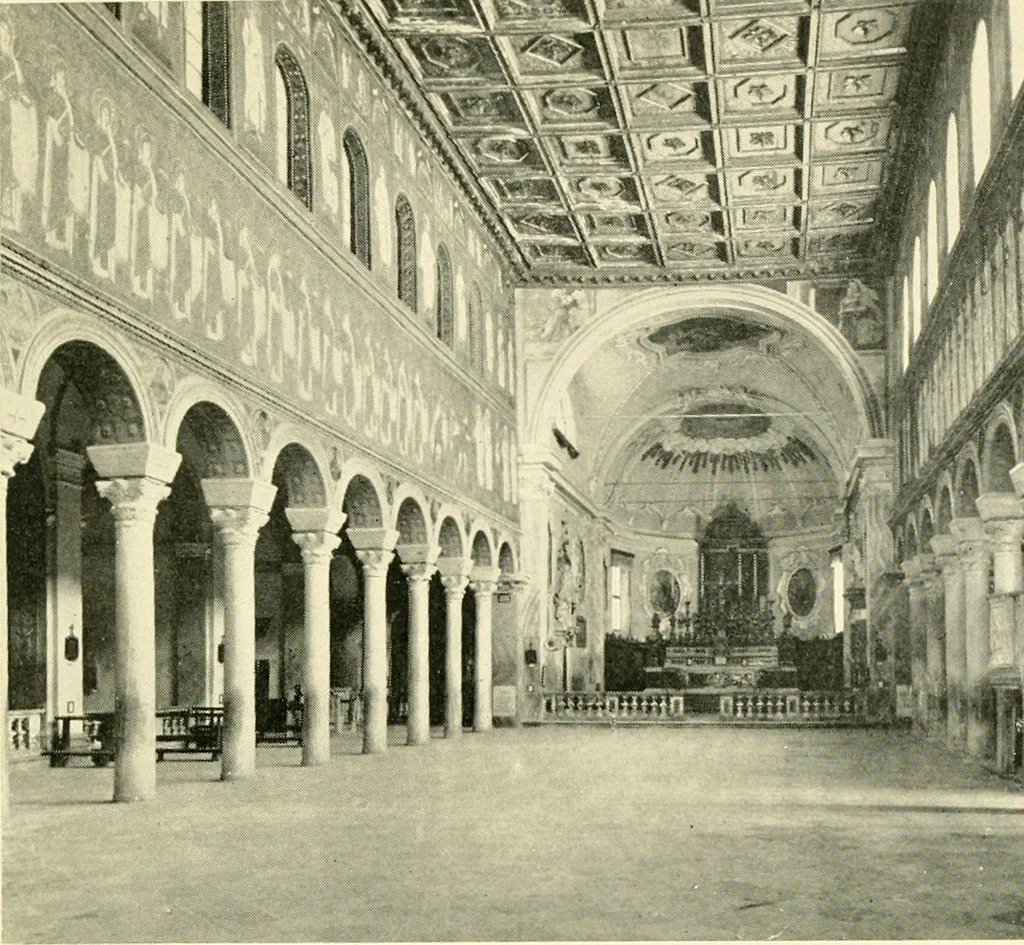 An illustration from How to study architecture; by Charles H. Caffin ... an attempt to trace the evolution of architecture as the product and expression of successive phases of civilisation, 1917, leaf 240