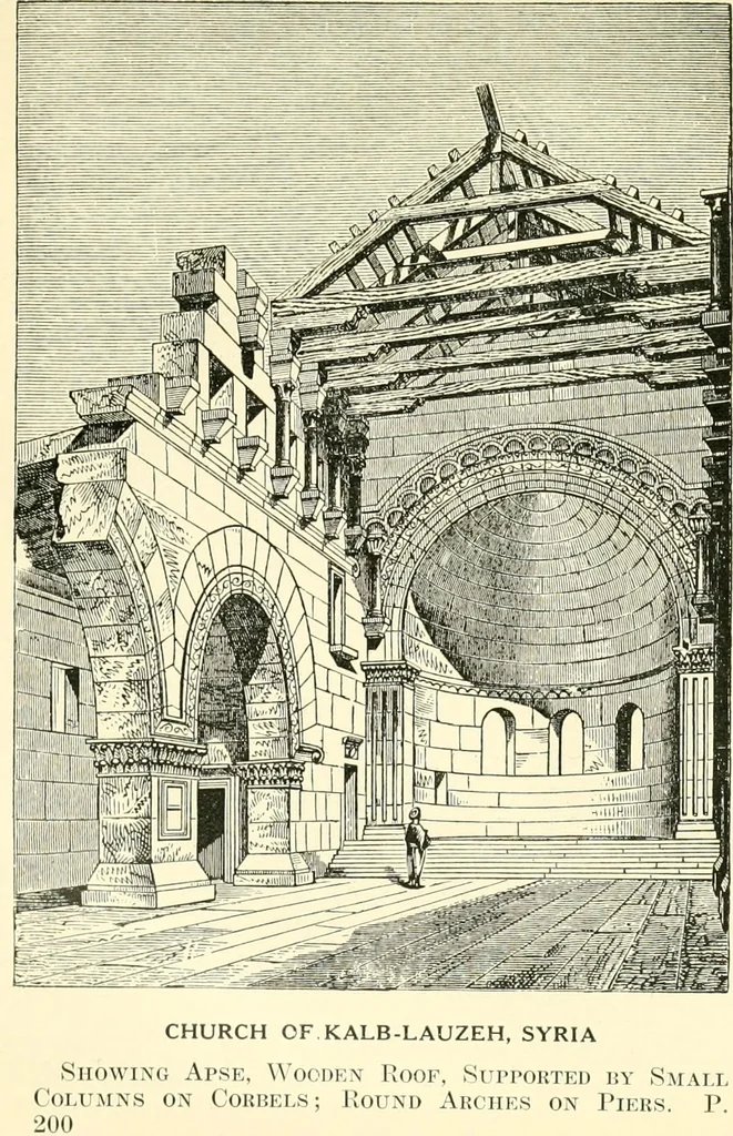 An illustration from How to study architecture; by Charles H. Caffin ... an attempt to trace the evolution of architecture as the product and expression of successive phases of civilisation, 1917, leaf 241
