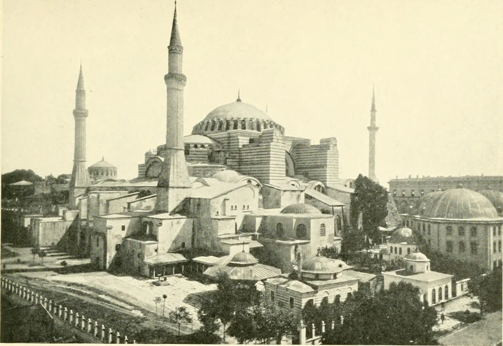 An illustration from How to study architecture; by Charles H. Caffin ... an attempt to trace the evolution of architecture as the product and expression of successive phases of civilisation, 1917, leaf 254