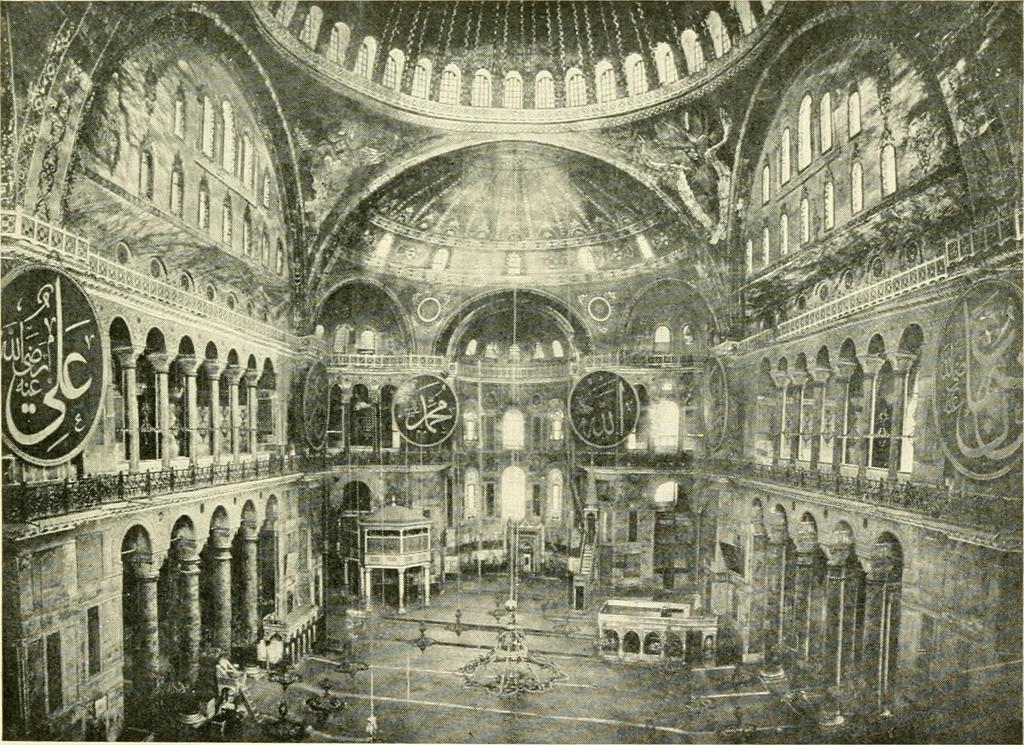 An illustration from How to study architecture; by Charles H. Caffin ... an attempt to trace the evolution of architecture as the product and expression of successive phases of civilisation, 1917, leaf 254