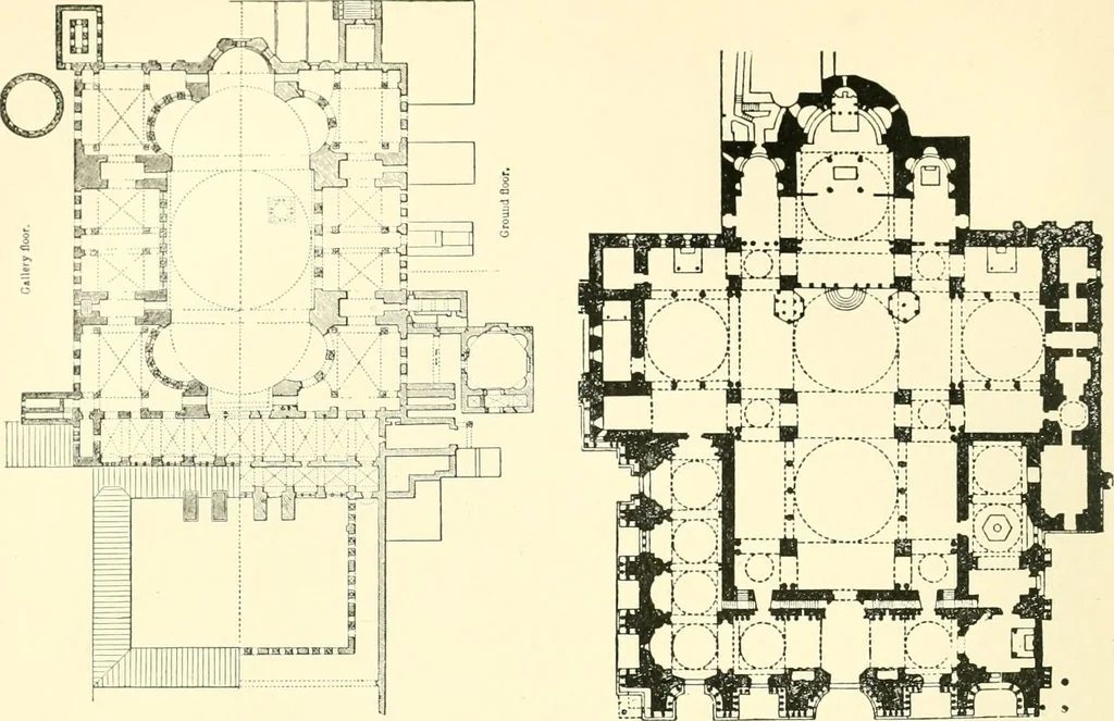 An illustration from How to study architecture; by Charles H. Caffin ... an attempt to trace the evolution of architecture as the product and expression of successive phases of civilisation, 1917, leaf 255