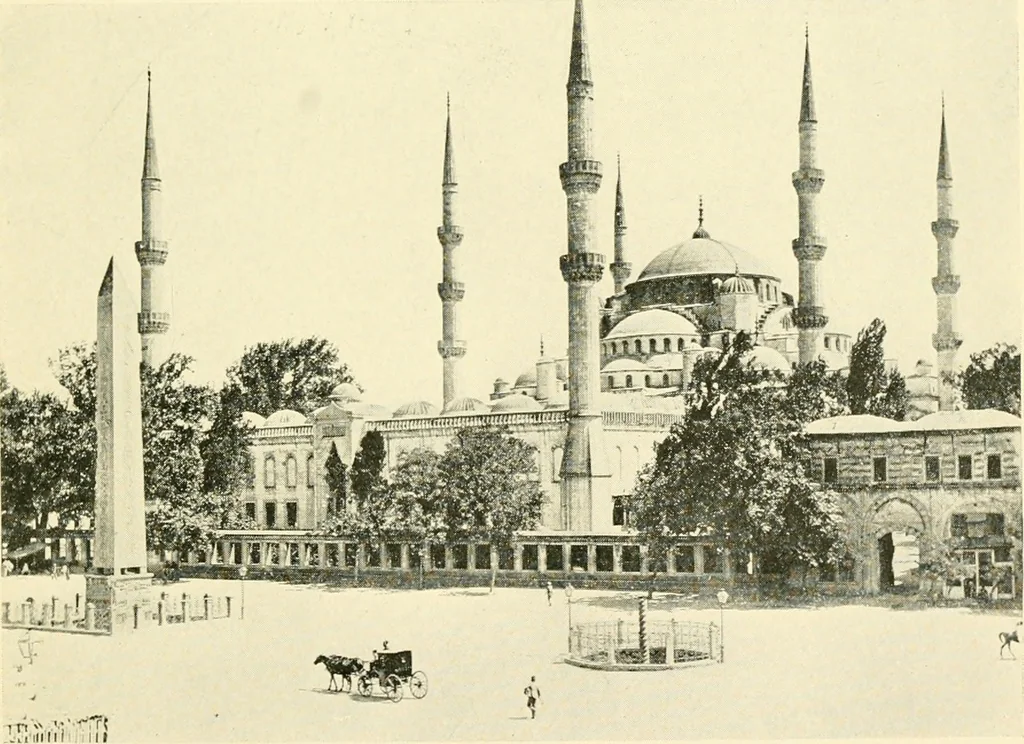 An illustration from How to study architecture; by Charles H. Caffin ... an attempt to trace the evolution of architecture as the product and expression of successive phases of civilisation, 1917, leaf 274
