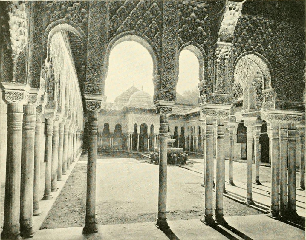 An illustration from How to study architecture; by Charles H. Caffin ... an attempt to trace the evolution of architecture as the product and expression of successive phases of civilisation, 1917, leaf 275