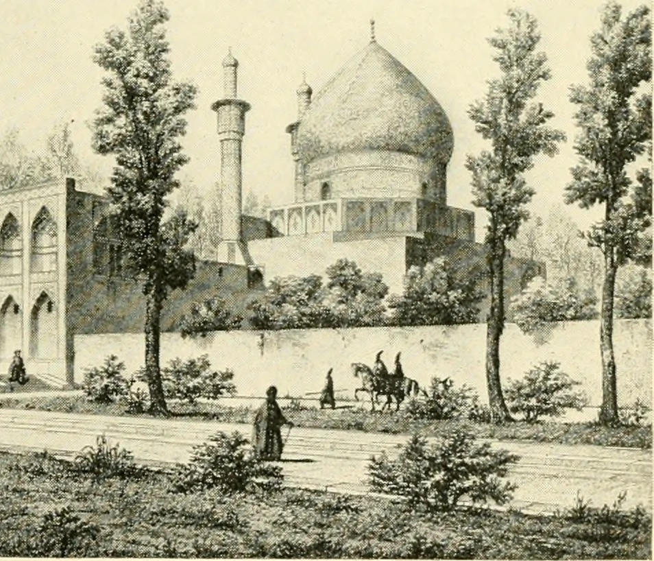 An illustration from How to study architecture; by Charles H. Caffin ... an attempt to trace the evolution of architecture as the product and expression of successive phases of civilisation, 1917, leaf 276