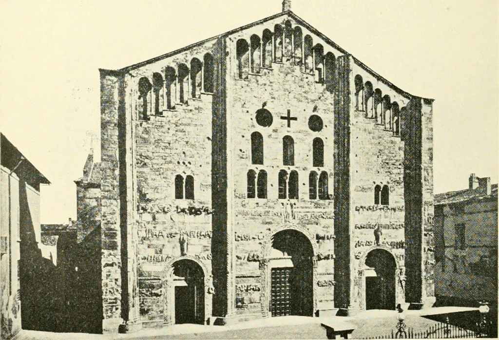 An illustration from How to study architecture; by Charles H. Caffin ... an attempt to trace the evolution of architecture as the product and expression of successive phases of civilisation, 1917, leaf 299