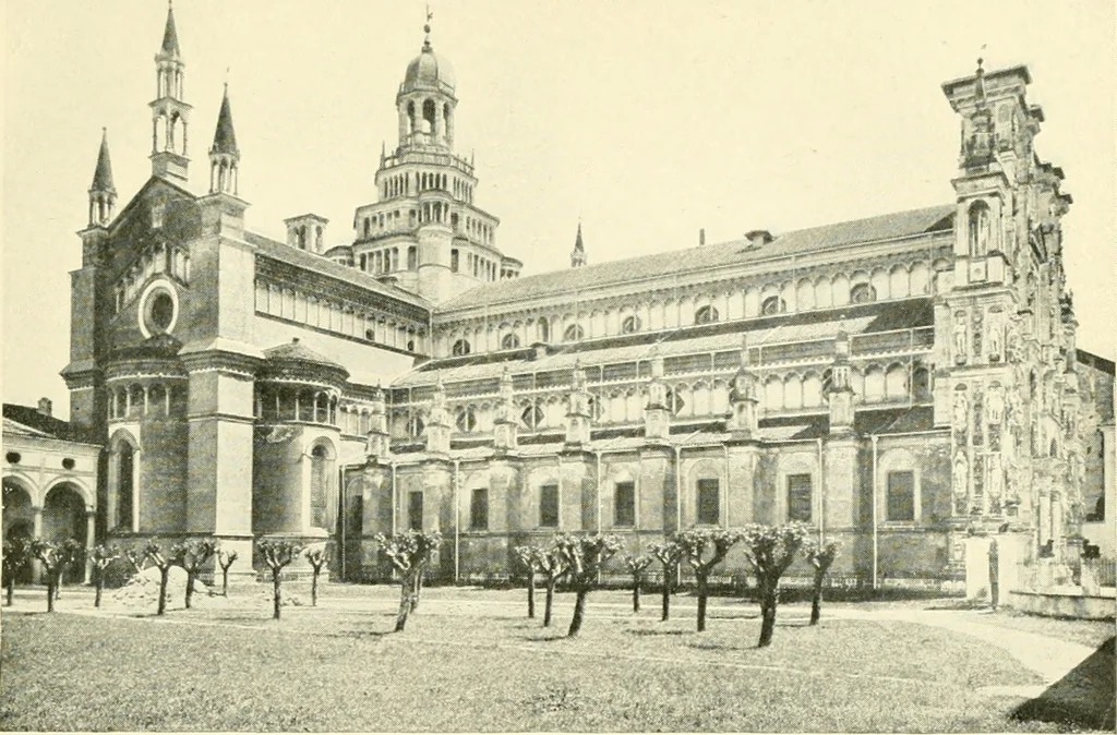 An illustration from How to study architecture; by Charles H. Caffin ... an attempt to trace the evolution of architecture as the product and expression of successive phases of civilisation, 1917, leaf 300