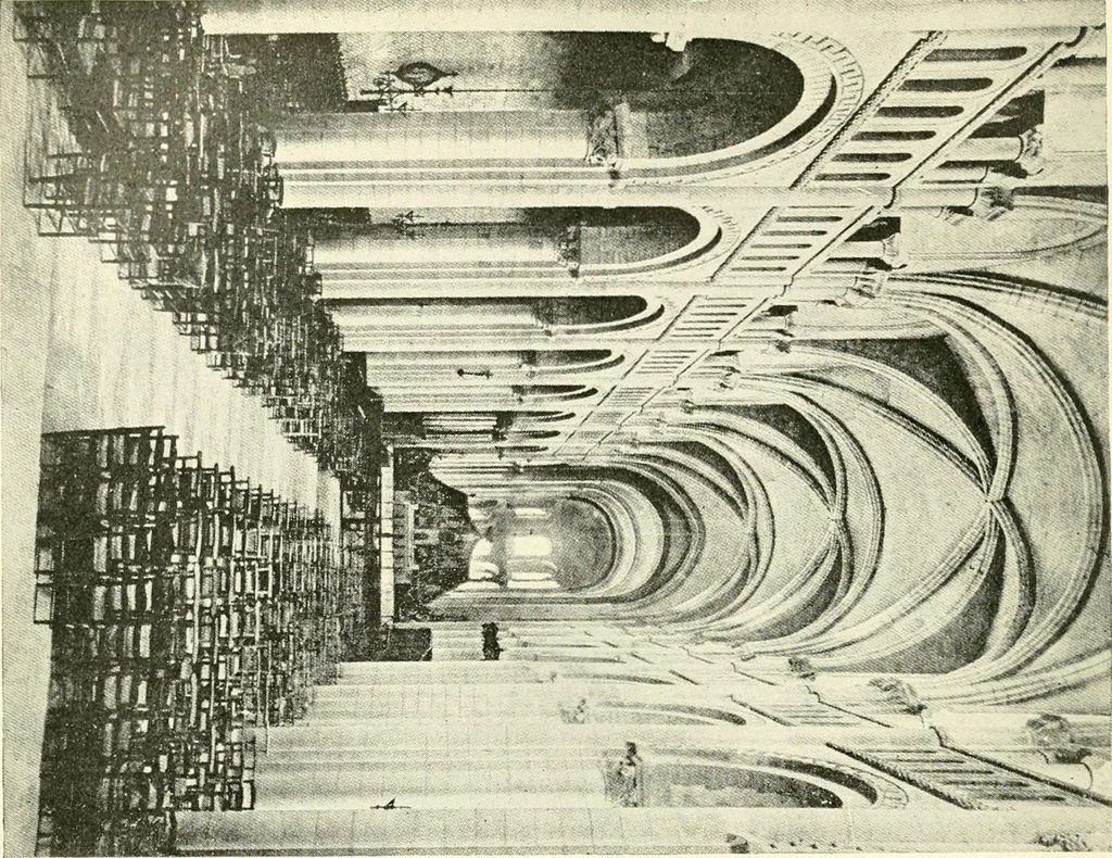 An illustration from How to study architecture; by Charles H. Caffin ... an attempt to trace the evolution of architecture as the product and expression of successive phases of civilisation, 1917, leaf 301