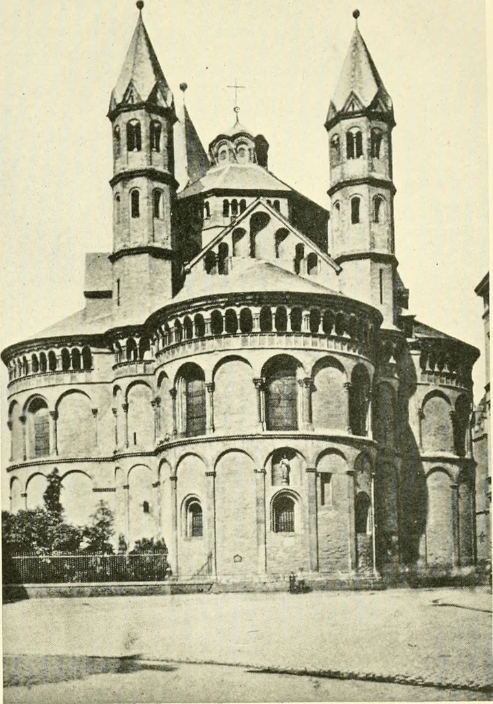 An illustration from How to study architecture; by Charles H. Caffin ... an attempt to trace the evolution of architecture as the product and expression of successive phases of civilisation, 1917, leaf 302