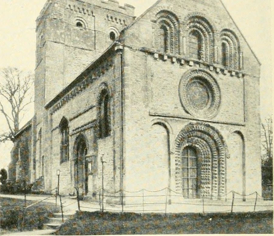 An illustration from How to study architecture; by Charles H. Caffin ... an attempt to trace the evolution of architecture as the product and expression of successive phases of civilisation, 1917, leaf 303