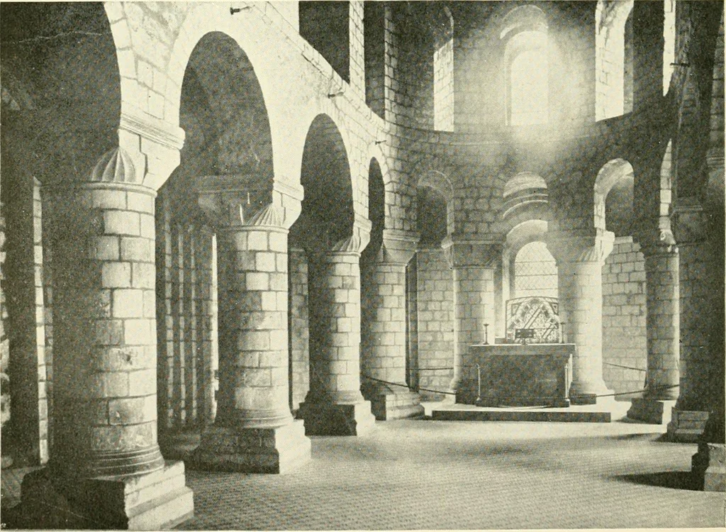 An illustration from How to study architecture; by Charles H. Caffin ... an attempt to trace the evolution of architecture as the product and expression of successive phases of civilisation, 1917, leaf 303