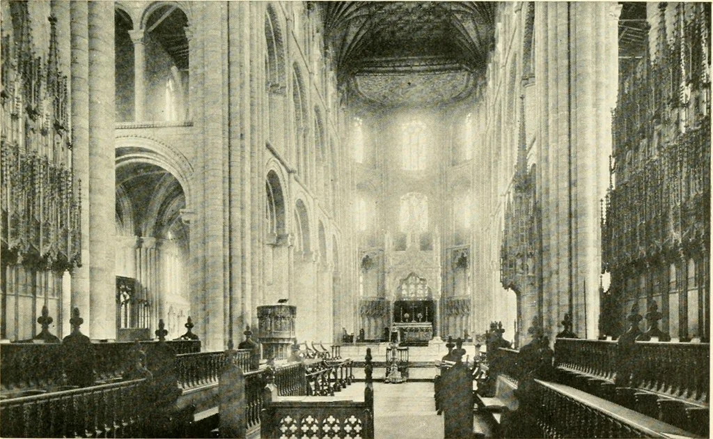 An illustration from How to study architecture; by Charles H. Caffin ... an attempt to trace the evolution of architecture as the product and expression of successive phases of civilisation, 1917, leaf 304