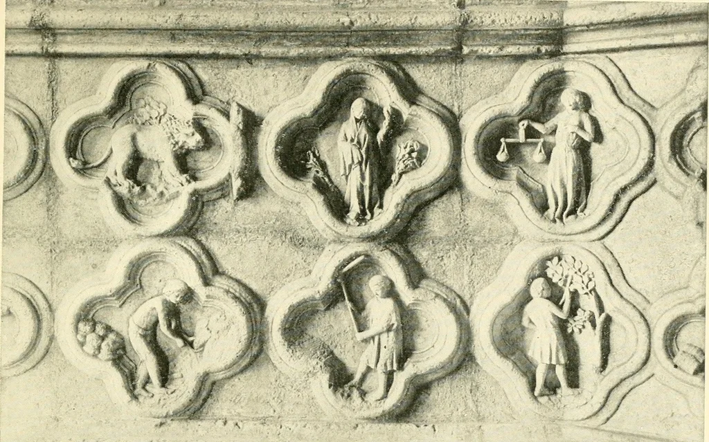 An illustration from How to study architecture; by Charles H. Caffin ... an attempt to trace the evolution of architecture as the product and expression of successive phases of civilisation, 1917, leaf 336