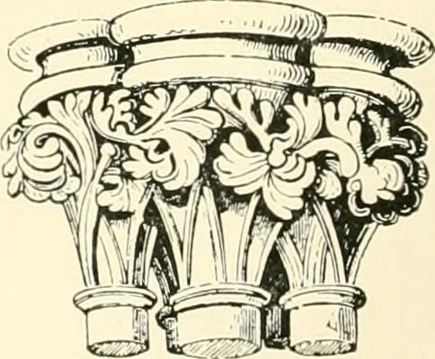 An illustration from How to study architecture; by Charles H. Caffin ... an attempt to trace the evolution of architecture as the product and expression of successive phases of civilisation, 1917, leaf 337