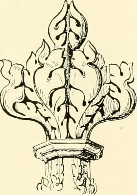 An illustration from How to study architecture; by Charles H. Caffin ... an attempt to trace the evolution of architecture as the product and expression of successive phases of civilisation, 1917, leaf 338