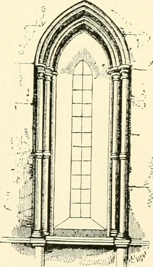 An illustration from How to study architecture; by Charles H. Caffin ... an attempt to trace the evolution of architecture as the product and expression of successive phases of civilisation, 1917, leaf 340