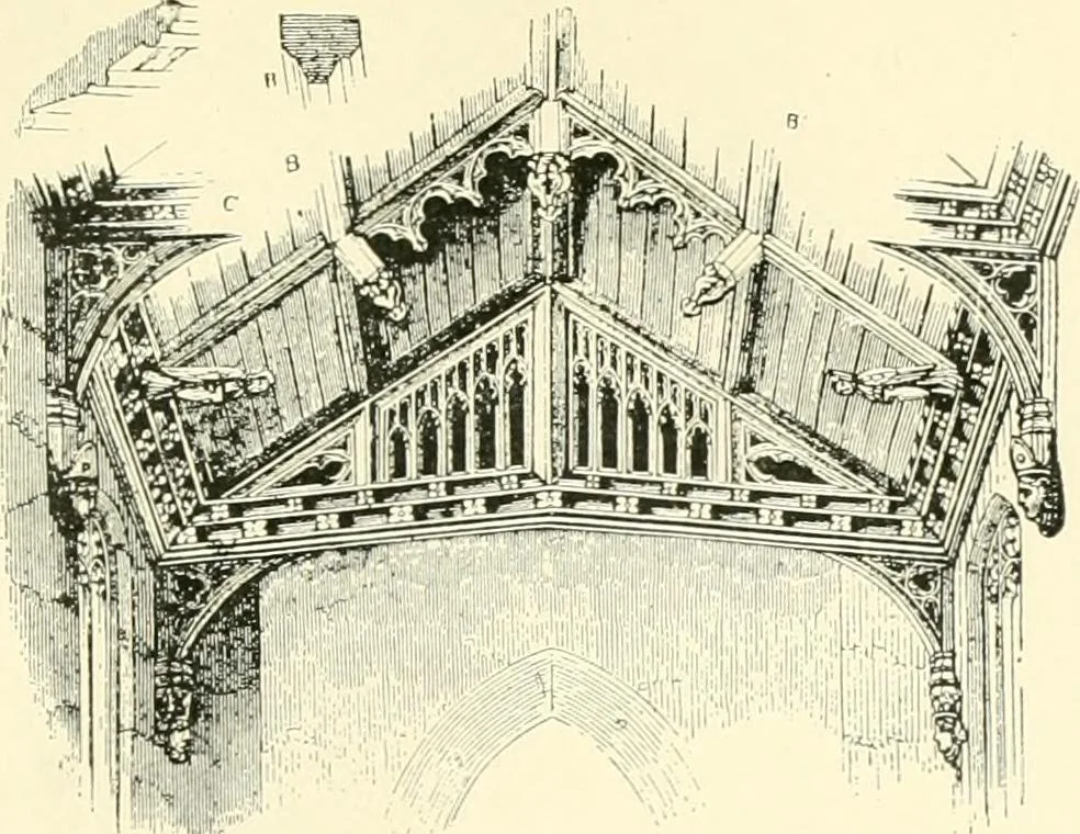 An illustration from How to study architecture; by Charles H. Caffin ... an attempt to trace the evolution of architecture as the product and expression of successive phases of civilisation, 1917, leaf 342