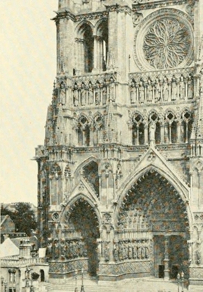 An illustration from How to study architecture; by Charles H. Caffin ... an attempt to trace the evolution of architecture as the product and expression of successive phases of civilisation, 1917, leaf 355