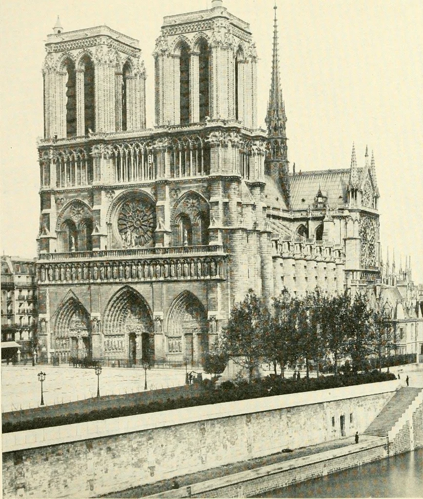 An illustration from How to study architecture; by Charles H. Caffin ... an attempt to trace the evolution of architecture as the product and expression of successive phases of civilisation, 1917, leaf 355