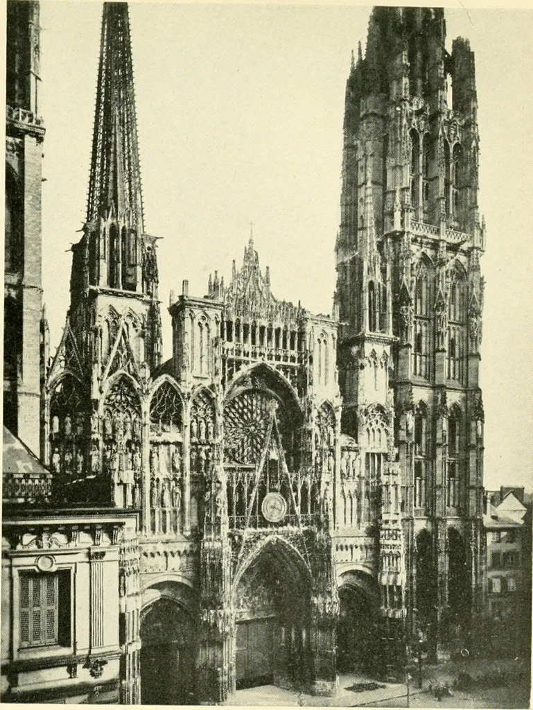 An illustration from How to study architecture; by Charles H. Caffin ... an attempt to trace the evolution of architecture as the product and expression of successive phases of civilisation, 1917, leaf 356