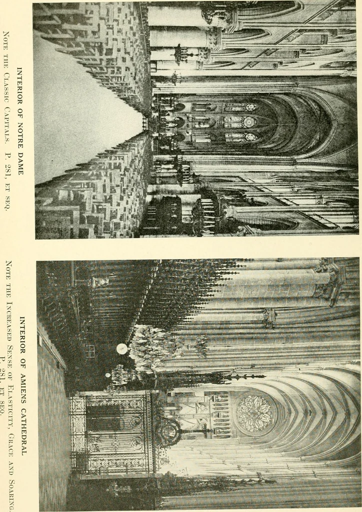 An illustration from How to study architecture; by Charles H. Caffin ... an attempt to trace the evolution of architecture as the product and expression of successive phases of civilisation, 1917, leaf 357