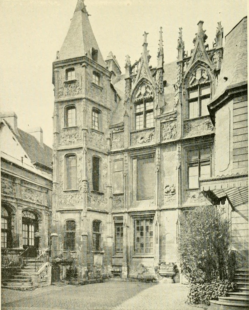 An illustration from How to study architecture; by Charles H. Caffin ... an attempt to trace the evolution of architecture as the product and expression of successive phases of civilisation, 1917, leaf 358